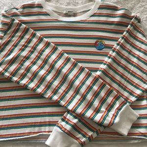 long sleeve crop top